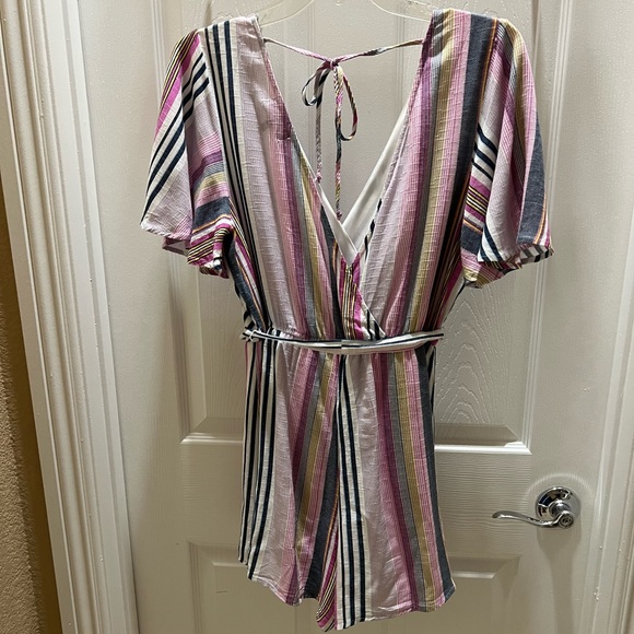 Trixxi Striped Romper - Picture 4 of 5